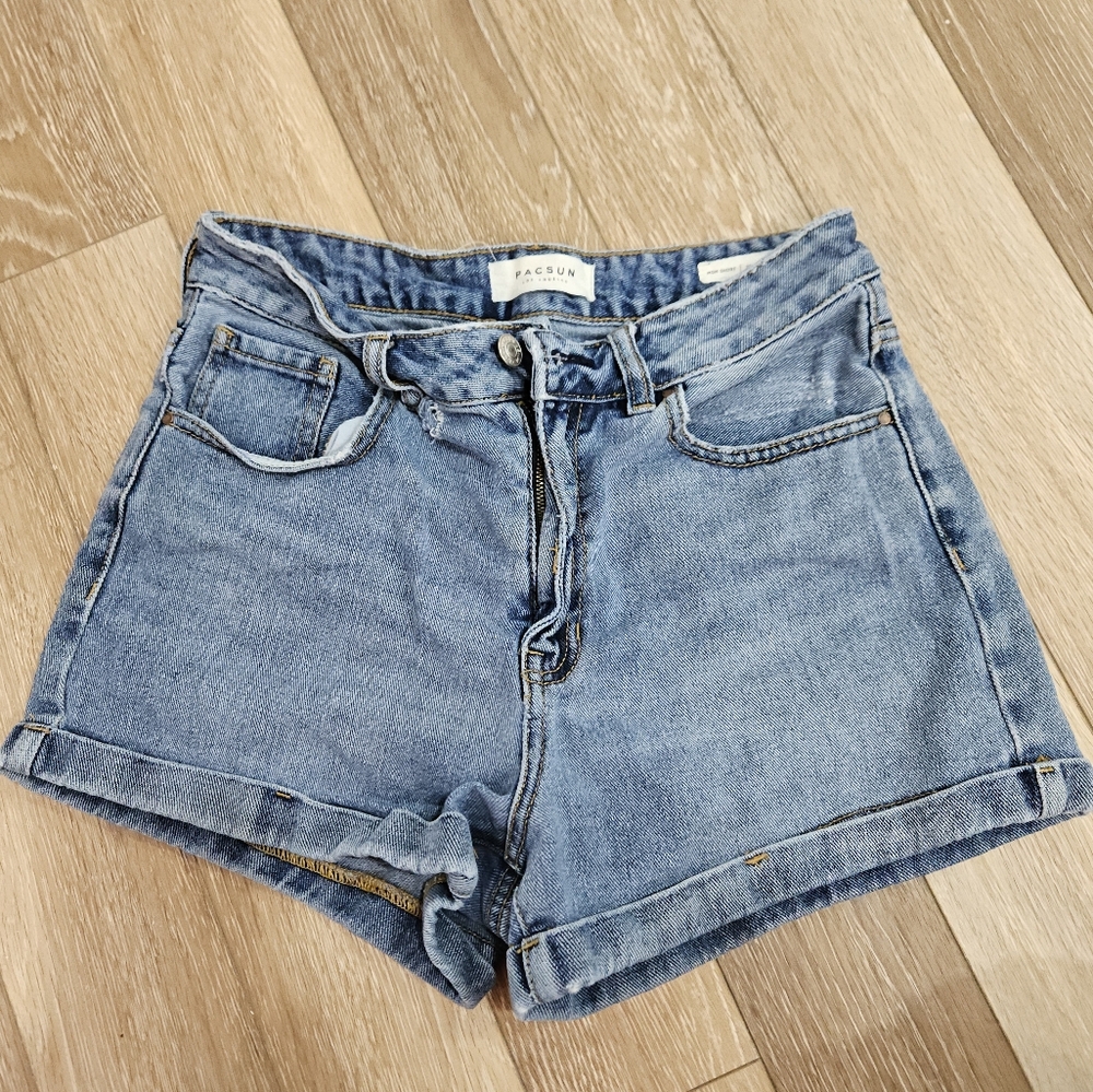 Pacsun Denim Jean Mom Shorts Size 25
